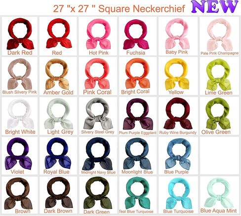 38 Colors Available, Big Scrunchies for Hair, Soft Cheer Chiffon large Ponytail Holder, Cute Birthday Gift for Women Girl Teen, Holiday Accessory (Black) in Saudi Arabia