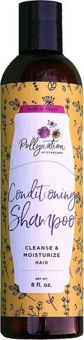 Pollynation Conditioning Shampoo (8 oz) | Multibenefit Hair Shampoo for All Hair Types | Cleanse & Moisturizes Hair for Smoother, Longer, Healthier Hair & Scalp in Kuwait