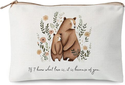 Best Mom Ever, Mom Gift From Daughter, Best Mom Ever Bag, Makeup Bag, Makeup Organizer, Gift Ideas, Mother’s Day, Mom Birthday Gift, Travel Bag in Kuwait