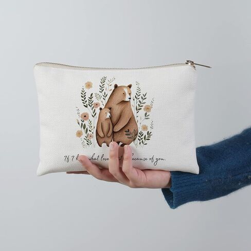 Best Mom Ever, Mom Gift From Daughter, Best Mom Ever Bag, Makeup Bag, Makeup Organizer, Gift Ideas, Mother’s Day, Mom Birthday Gift, Travel Bag in Kuwait