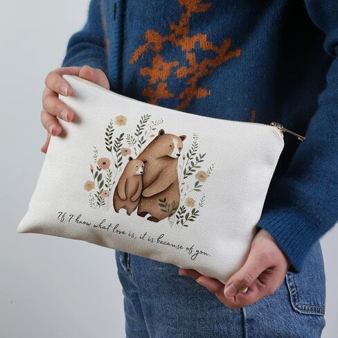 Best Mom Ever, Mom Gift From Daughter, Best Mom Ever Bag, Makeup Bag, Makeup Organizer, Gift Ideas, Mother’s Day, Mom Birthday Gift, Travel Bag in Kuwait