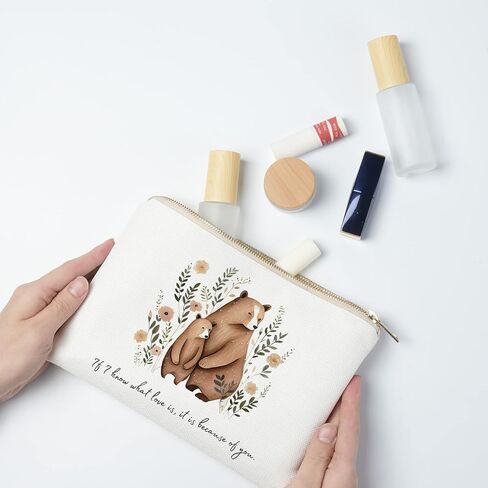 Best Mom Ever, Mom Gift From Daughter, Best Mom Ever Bag, Makeup Bag, Makeup Organizer, Gift Ideas, Mother’s Day, Mom Birthday Gift, Travel Bag in Kuwait