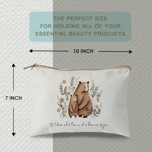 Best Mom Ever, Mom Gift From Daughter, Best Mom Ever Bag, Makeup Bag, Makeup Organizer, Gift Ideas, Mother’s Day, Mom Birthday Gift, Travel Bag in Kuwait