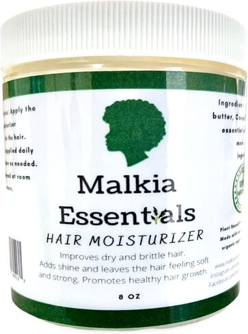 كريم مرطب للشعر الطبيعي بزبدة الشيا للرجال والنساء ذوي الشعر الجاف وفروة الرأس الجافة والشعر المجعد والشعر الطبيعي، مرطب يومي للشعر الأسود والخصلات ونمو الشعر. in Kuwait