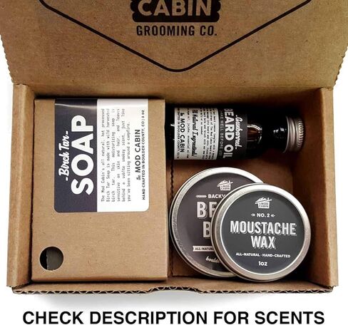 مجموعة اللحية الأساسية - أساسية (غير معطرة) - طبيعية بالكامل، مصنوعة يدويًا في الولايات المتحدة الأمريكية in Kuwait