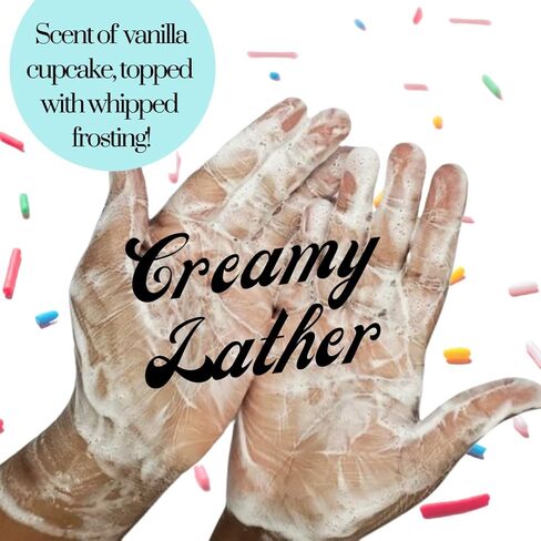 صابون مخفوق مرطب من شركة سميلي كيدز - غسول للجسم كريمي صديق للأطفال| غسيل يدوي| زبدة الحلاقة، لجميع أنواع البشرة| خالٍ من الكبريتات والبارابين ولم يتم الإساءة إلى الحيوانات في تصنيعه|4 أونصة (سحر يونيكورن) in Kuwait