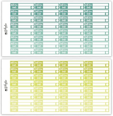 مجموعة ملصقات مخططة سكيني بيل ديو بـ 6 ألوان in Kuwait