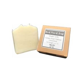 Handmade Grass-Fed Tallow Soap Bars – Unscented, All Natural, perfect for sensitive skin in Saudi Arabia