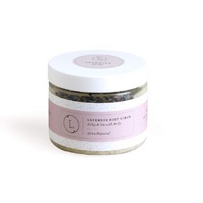 Body Scrub, Natural Skincare Lavender Salt Scrub, Moisturizing Skin Care, 10 oz Pampering Lavender Body Scrub, All Natural, Vegan, Non GMO, Handmade by Lizush. in Kuwait