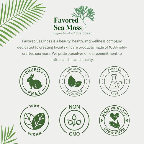 منظف ​​الوجه المرطب من طحالب البحر المفضل، غسول الوجه الرغوي، منظف الوجه للنساء والرجال، منظف مرطب من طحالب البحر، غسول الوجه، منتجات العناية ببشرة الوجه - 8 أونصة سائلة in Kuwait