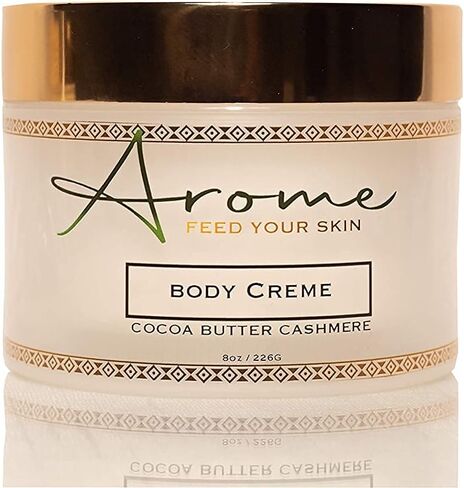Arome Body Crème (8oz) - Cocoa Butter Cashmere - Treat Dry Skin, Improves Elasticity - Body Moisturizer - Pack of 1 in Saudi Arabia