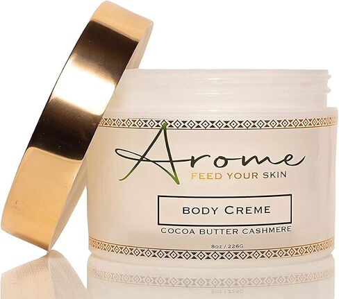 Arome Body Crème (8oz) - Cocoa Butter Cashmere - Treat Dry Skin, Improves Elasticity - Body Moisturizer - Pack of 1 in Saudi Arabia