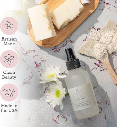 Eucalyptus Mist Spray, 3 in 1 Moisturizing Nourishing and Reviving Mist Spray for Silky Skin, 4 oz Pampering Body Oil for Men, Women, Natural, Vegan and Non GMO, Premium Oils Handmade by Lizush. in Kuwait