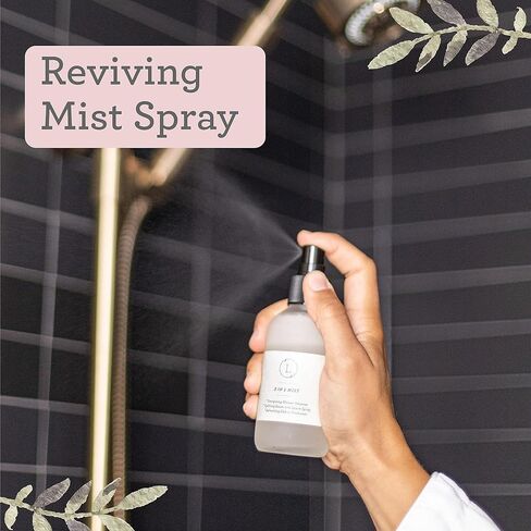 Eucalyptus Mist Spray, 3 in 1 Moisturizing Nourishing and Reviving Mist Spray for Silky Skin, 4 oz Pampering Body Oil for Men, Women, Natural, Vegan and Non GMO, Premium Oils Handmade by Lizush. in Kuwait