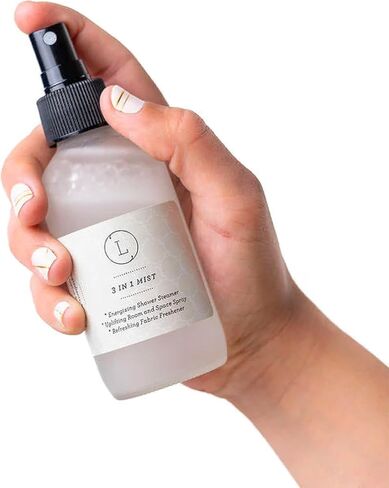 Eucalyptus Mist Spray, 3 in 1 Moisturizing Nourishing and Reviving Mist Spray for Silky Skin, 4 oz Pampering Body Oil for Men, Women, Natural, Vegan and Non GMO, Premium Oils Handmade by Lizush. in Kuwait
