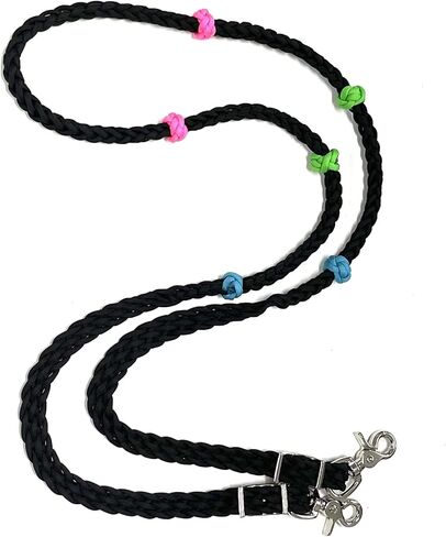 miniature horse or small pony lesson reins color knotted 6' pony reins pony training reins in Saudi Arabia