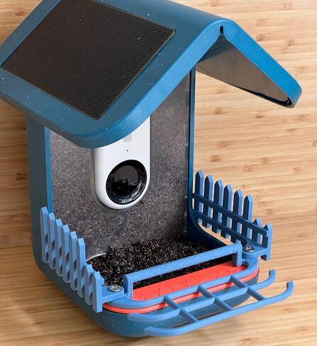 Perch and Fence Accessory Package, Compatible With Bird Buddy Bird Feeder in Blue in Saudi Arabia