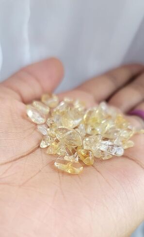 Citrine Hematite Crystal Dreadlock Loc Sprinkles Gold Hair Beads (Needle & Thread) in Kuwait