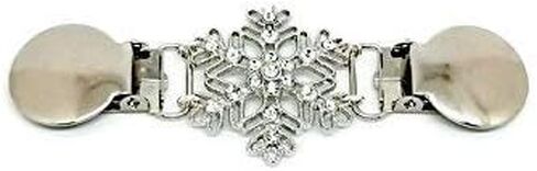Clothes Clip – Cinch Together Your Dress, Sweater, Cardigan or Other Clothing - Handmade Snowflake Design in Kuwait