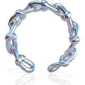سوار أذن ذهبي - حلقة محارة صناعية مقاس 20 - طوق محارة رفيع ذهبي مزيف - مجوهرات محارة وهمية مملوءة بالذهب عيار 14 قيراط
