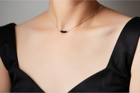 Dainty Real Turquoise Crystal 925 الفضة الاسترليني قلادة قلادة والنساء الروحي شفاء شقرا كريستال حجر ديسمبر جوهرة الميلاد قلادة مربع سلسلة مجوهرات هدية للنساء الفتيات في سن المراهقة in Kuwait