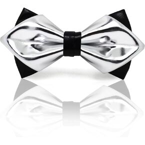 Black and Gold bow tie for men| black bow tie | Pre-tied bow tie style for Tuxedo, Wedding, Christmas, Graduation, New Year | CK bow tie (D Bow Tie- Black and Gold) in Saudi Arabia