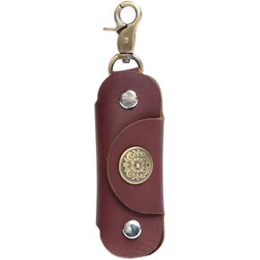 Upgraded Minimalist Leather Key Case Securely Prevents Falling Off Key Holder Key Organizer in Saudi Arabia