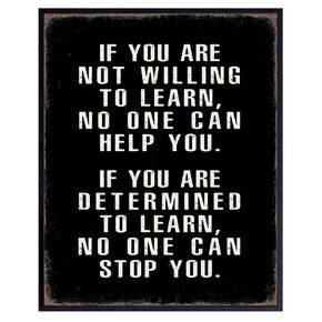 Motivational Wall Art - Office Wall Art & Decor Motivational poster - Positive Quotes Wall Decor - Encouragement Gifts - Positive Sayings for Wall Decor - Entrepreneur Wall Art - Inspirational Quotes in Saudi Arabia