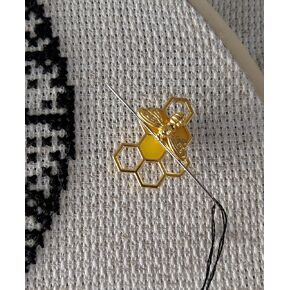 Golden Honeybee Needle Minder in Kuwait