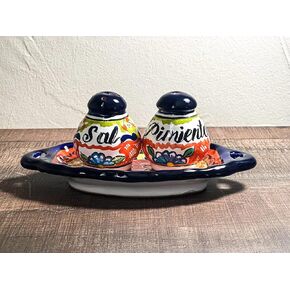 Salt and Pepper Handmade Talavera Shaker in Kuwait