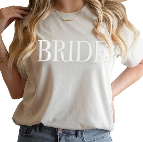 Bride Sweatshirt, Engagement gift, Future Mrs Sweatshirt, Bride to be Gift, Embossed Bachelorette Gift, New Mrs, Fiancee Gift, Newly Engaged (M, White) in Kuwait