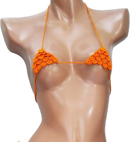 Crochet extreme micro g-string bikini Micro bikinis for women sexy extreme see through in Saudi Arabia