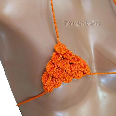 Crochet extreme micro g-string bikini Micro bikinis for women sexy extreme see through in Saudi Arabia