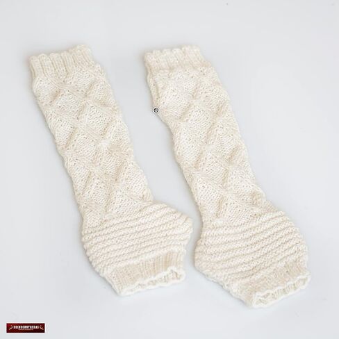 Peruvian 100% Alpaca wool wrist warmers | fingerless Alpaca gloves for women's, ladies | wrist warmers mittens | Unique Gifts in Saudi Arabia