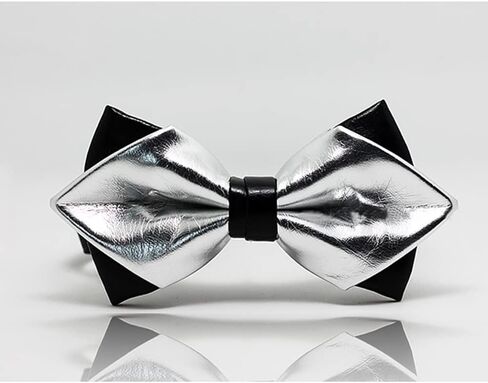 Black and Gold bow tie for men| black bow tie | Pre-tied bow tie style for Tuxedo, Wedding, Christmas, Graduation, New Year | CK bow tie (D Bow Tie- Black and Gold) in Kuwait