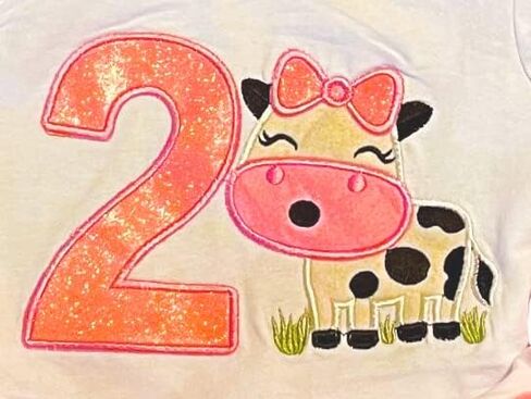 زي عيد ميلاد البقرة، زي عيد ميلاد المزرعة، فستان بقرة توتو بارنيارد لعيد ميلاد البقرة، مقاس 2-3T in Kuwait