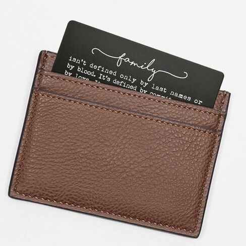 Family Isn't Defined Only By Last Names or By Blood, Wallet Insert Card Gift, Family Gift, Friendship Gifts, Adopted Family Gifts, Gifts of Love, Never Giving Up On Each Other in Kuwait