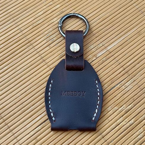 Handmade Key chain Leather Protective Key Holder Large Capacity Protective Case Key sleeve key fob case (Black) in Kuwait