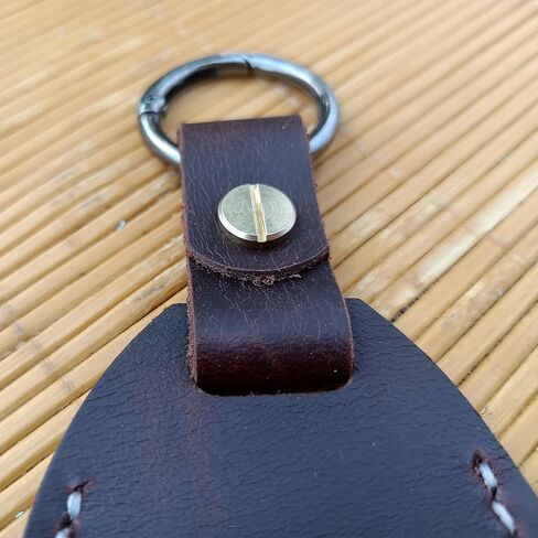 Handmade Key chain Leather Protective Key Holder Large Capacity Protective Case Key sleeve key fob case (Black) in Kuwait