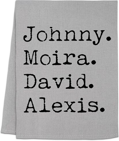 Funny Dish Towel, Fold In The Cheese Flour Sack Kitchen Towel, Sweet Housewarming Gift, Farmhouse Kitchen Decor, White or Gray (Gray) in Kuwait