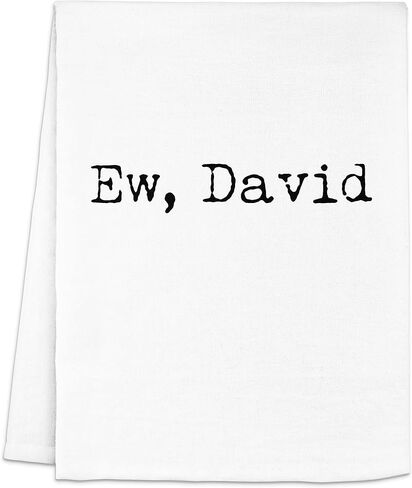 Funny Dish Towel, Fold In The Cheese Flour Sack Kitchen Towel, Sweet Housewarming Gift, Farmhouse Kitchen Decor, White or Gray (Gray) in Kuwait