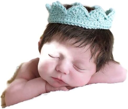 Handmade Newborn Crown, Baby Boy Girl Photo Prop, Gender Neutral Infant Photography Prop, Gold in Saudi Arabia