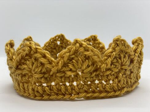 Handmade Newborn Crown, Baby Boy Girl Photo Prop, Gender Neutral Infant Photography Prop, Gold in Saudi Arabia