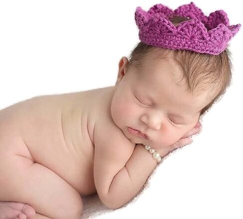 Handmade Newborn Crown, Baby Boy Girl Photo Prop, Gender Neutral Infant Photography Prop, Gold in Saudi Arabia