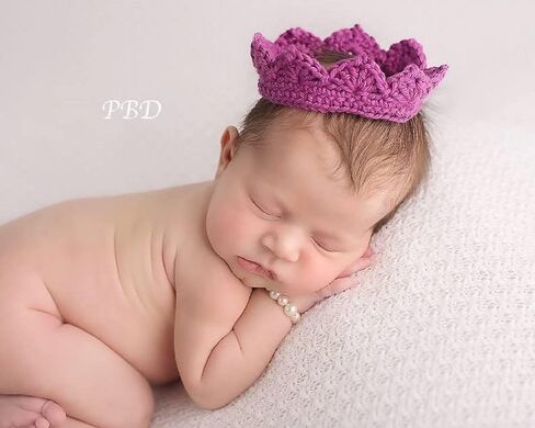 Handmade Newborn Crown, Baby Boy Girl Photo Prop, Gender Neutral Infant Photography Prop, Gold in Saudi Arabia