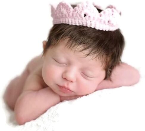 Handmade Newborn Crown, Baby Boy Girl Photo Prop, Gender Neutral Infant Photography Prop, Gold in Saudi Arabia