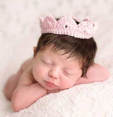 Handmade Newborn Crown, Baby Boy Girl Photo Prop, Gender Neutral Infant Photography Prop, Gold in Saudi Arabia