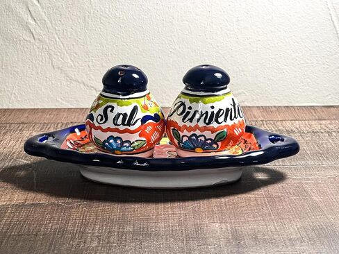 Salt and Pepper Handmade Talavera Shaker in Kuwait