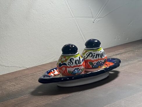 Salt and Pepper Handmade Talavera Shaker in Kuwait