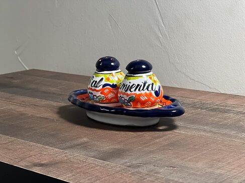 Salt and Pepper Handmade Talavera Shaker in Kuwait